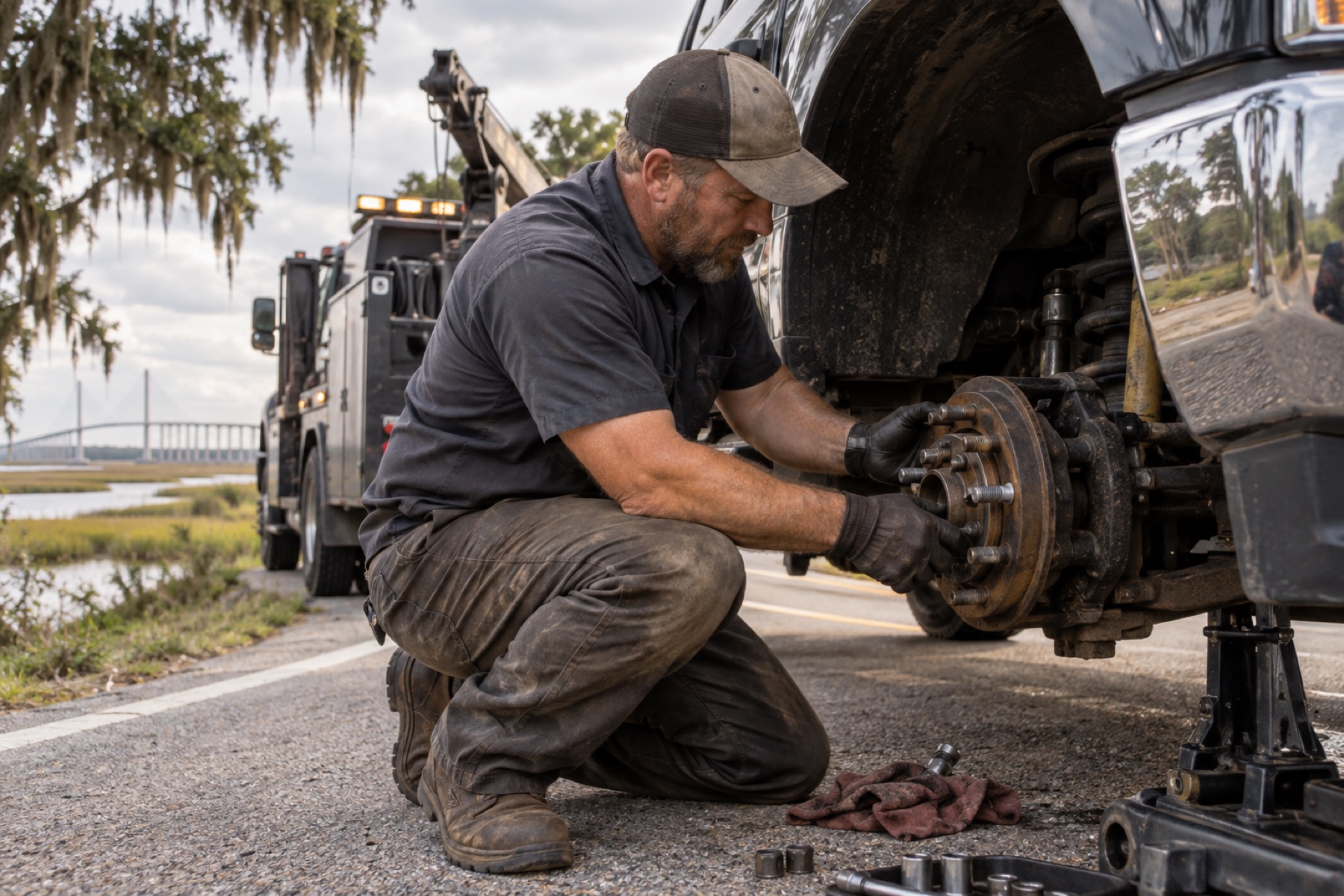 Mock photo: mobile repair